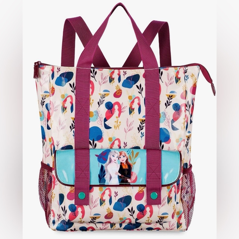 Disney Store Frozen 2 Anna & Elsa Backpack Tote Bag